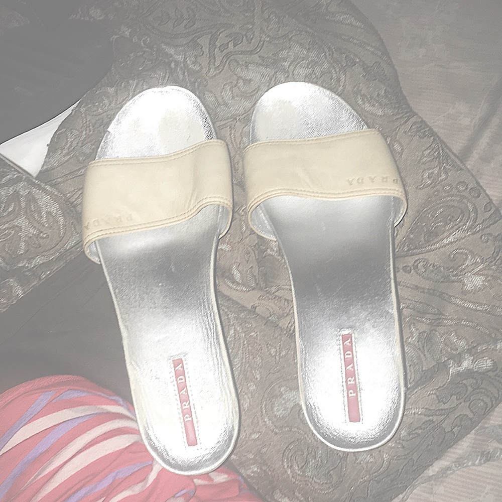 These are Prada wedges a little older than expected but still in good condition